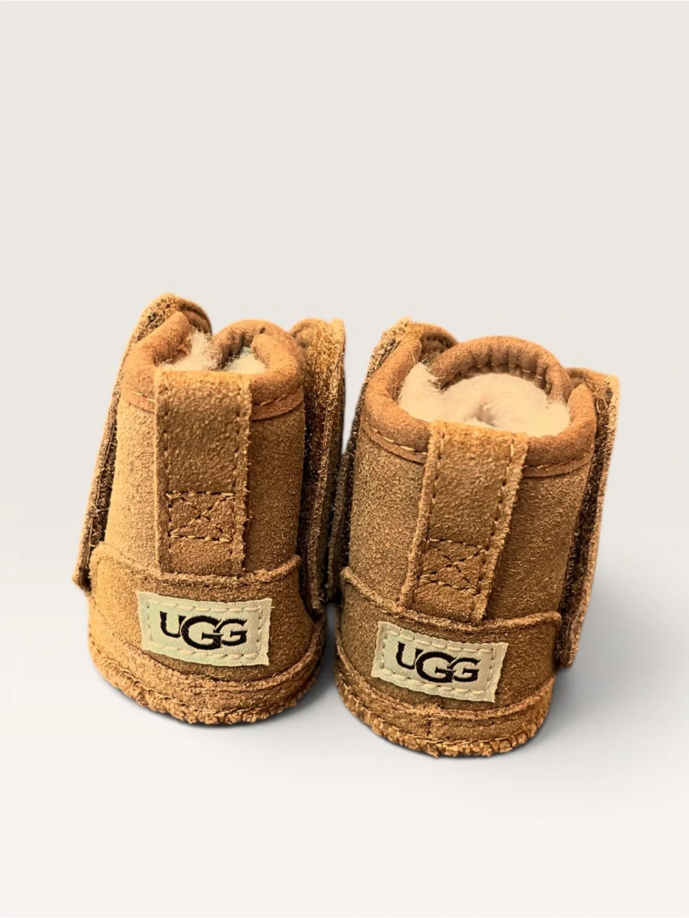 UGG Mini Chestnut Suede Baby Booties